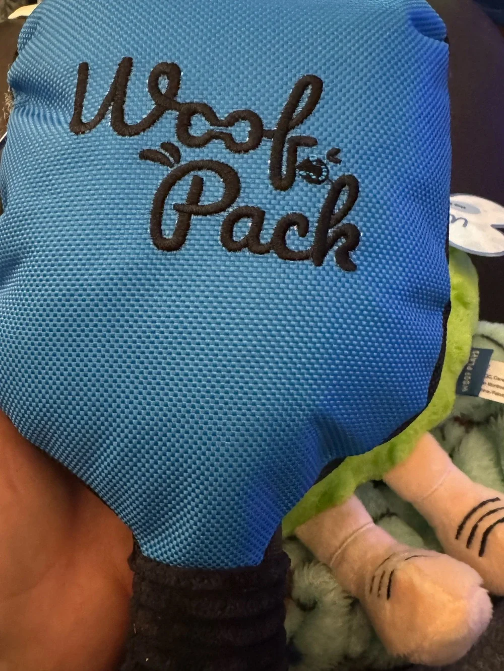WOOF Pack like BARK Box Large PICKLE BALL Dog toy set NEW Killadinks paddle L